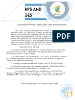 Narrative Report On Handwashing Area For Grade Four