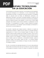 LAS NUEVAS TECNOLOGIAS EN LA EDUCACIÓN-RESUMEN