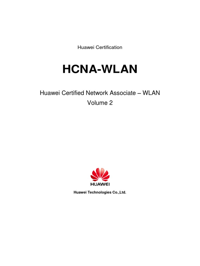 HCNA-WLAN Huawei Certified Network Associate - WLAN Volume 2 PDF | PDF ...