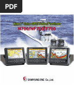 GPS - PLOTTER - FISH FINDER (Wide 7) - SAMYUNG N700 - NF700 - Marineelectronic - Eu - Brochure PDF