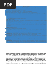 Prosedure Text Tanaman