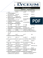 CHAPTER NO.12.1 Electrostatics: SESSION 2020-21 Physics