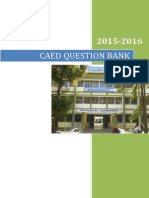 CAED Question Bank Title