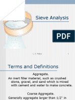 Sieve Analysis: 1 L. S. Thakur