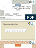 Analisis Dengan Metode T Test, Sign Test