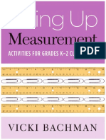 Vicki Bachman - Sizing Up Measurement - Activities For Grades K-2 Classrooms (2007) PDF