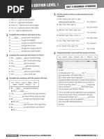 Prepare Second Edition Level 1: Unit 4 Grammar: Standard