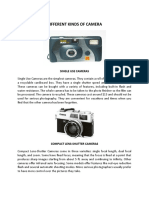 Different Kinds of Cameras