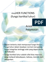 Higher Functions (Fungsi Kortikal Luhur)