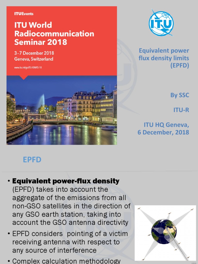 EPFD Limits for Non-GSO Satellites | PDF | Ground Station | Satellite