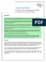 Global Supply Chain Case Competition 2019: Iscea Ptak Prize