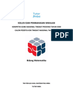 Solusi Simulasi KSP MatematikaImba (All Rights Reserved) PDF