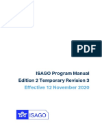ISAGO Program Manual Edition 2 Temporary Revision 3: Effective 12 November 2020