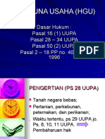 Hak Guna Usaha (Hgu)