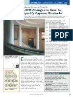 ASTM Changes On How To Specify Gypsum Products PDF