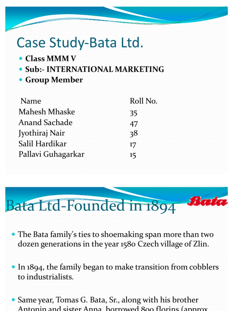 Bata case study solution picture
