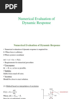 central difference and newmark