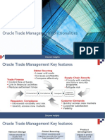 Oracle Trade Management Functionalities: Discover Insights