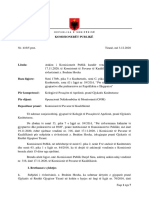 45.ankim Kundër Vendimit Nr. 316 Datë 17.11.2020 Të KPK Së Për SR Z. Ibrahim Hoxha