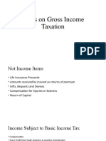 Rules On Gross Income Taxation