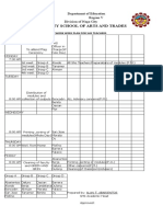 WORK WEEK PLAN FOR SHS Teachers 2020