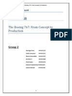 The Boeing 767: From Concept To Production: Case Analysis