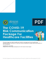 DOH WHO Risk Communication Package For Healthcare Facilities