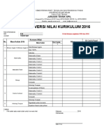 form konversi nilai k16