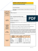 Value, Markets - Course Outline