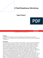Release 12 Field Readiness Workshop: Depot Repair