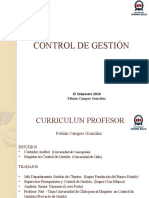 Control de gestión: curso Máster U. Chile Fabián Campos