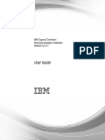 User Guide: IBM Cognos Controller Financial Analytics Publisher