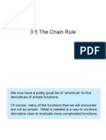 Lecture 3.5 The Chain Rule