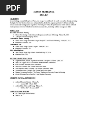 nursing resume