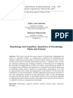 Hauntology and Cognition Questions of Knowledge Pa PDF