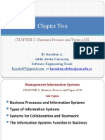 Chapter Two: CHAPTER 2: Business Process and Types of IS