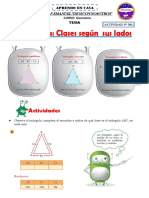 ACTIVIDAD #301 - Triángulos-Clases Según Sus Lados
