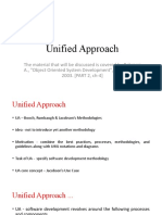 Unified Approach & UML