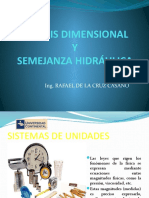 Análisis Dimensional Y Semejanza Hidráulica: Ing. Rafael de La Cruz Casaño