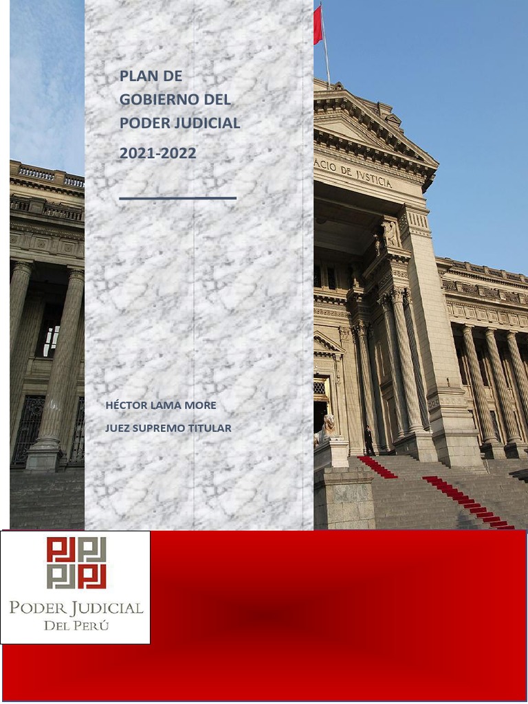 Plan de Gobierno - Hector Lama | PDF | Ley procesal | Presupuesto