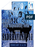 Sadbhavna '11 Proposal