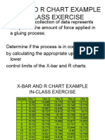 Calculate and Interpret X-Bar and R Charts