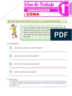 La Coma para Primer Grado de Primaria PDF