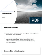 Etik Biomedis Aplikasinya Dalam Praktek Kebidanan PDF
