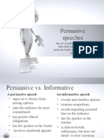 Persuasive Speeches