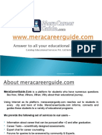 Online Career Counseling Website MeraCareerGuide