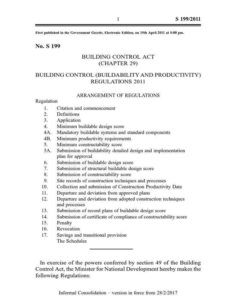Building Control Regulations 2011 | PDF | Building Code | Economic Sectors
