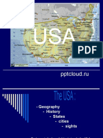 The Geographical Map of The USA