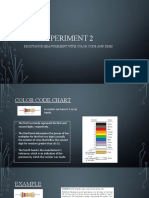 Lab Experiment 2: Resistance Measurement With Color Code and DMM