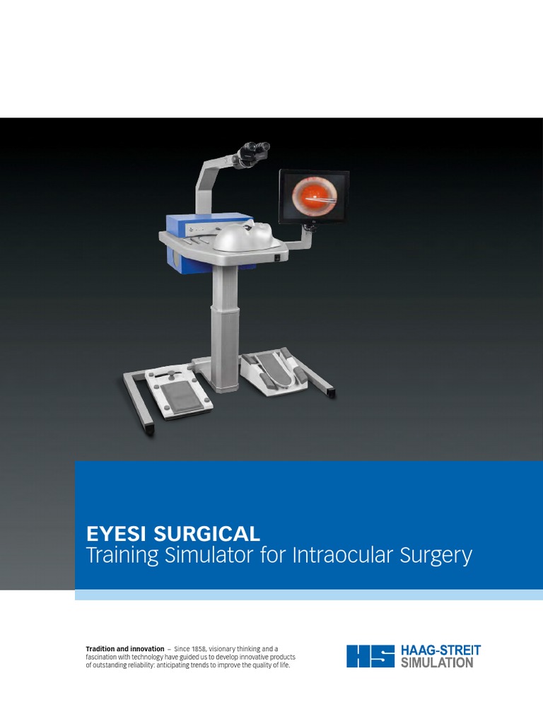 Eyesi Surgical Brochure Pdf Simulation Surgery